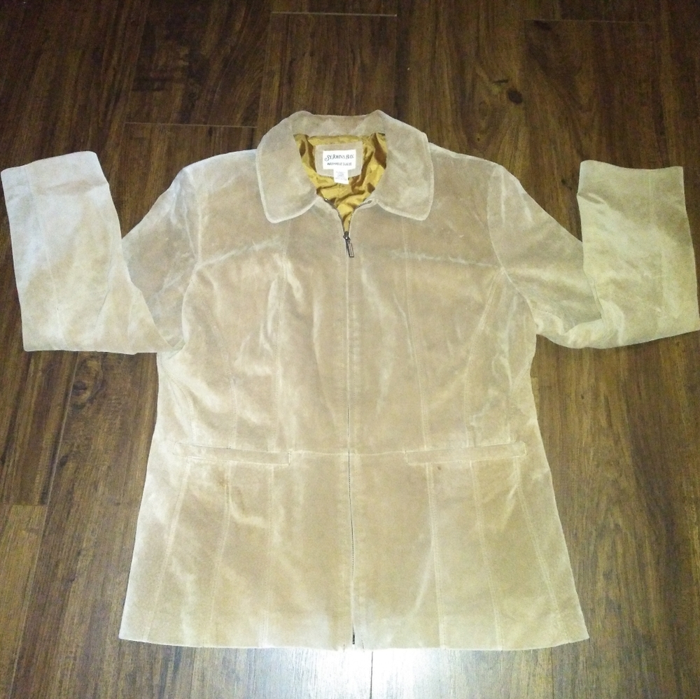 St. John's Bay Washables suede jacket